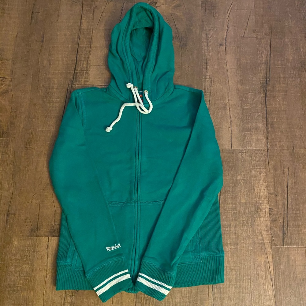 Mitchell & Ness Women's Full Zip Fleece Hoody